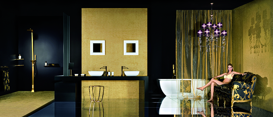 Bathroom fixtures from the Mimi collection by GESSI