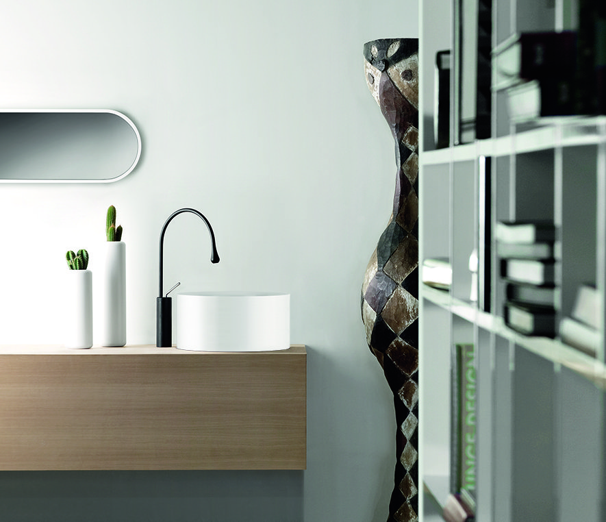 Bathroom fixtures from the Goccia collection by GESSI