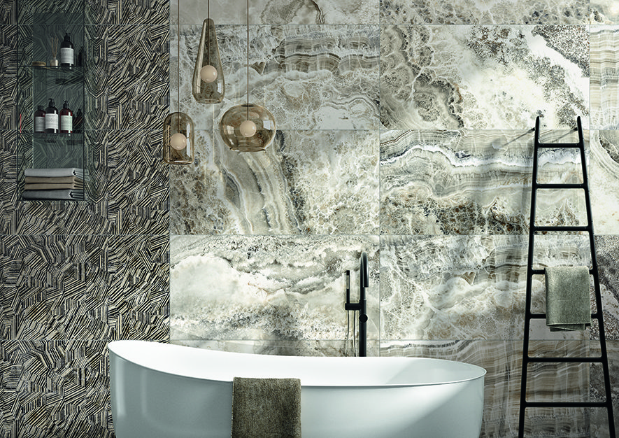 See more of The Room marble-effect tile collection