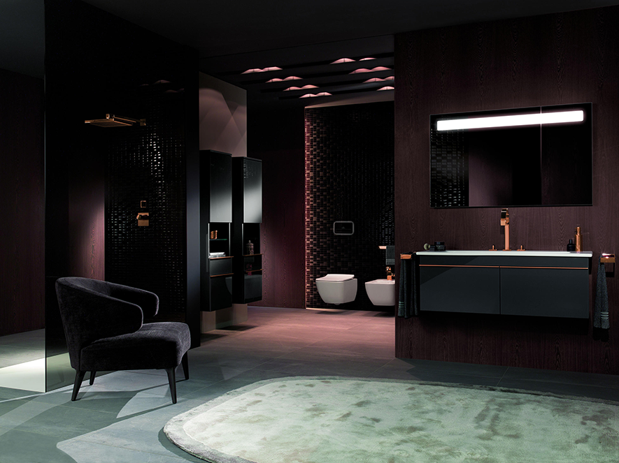 Bathroom fixtures from the Venticello collection by Villeroy & Boch