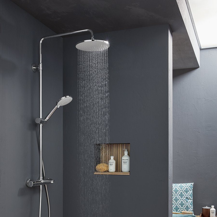 Bộ sen cây gắn tường Villeroy & Boch Universal Showers TVS00001200061