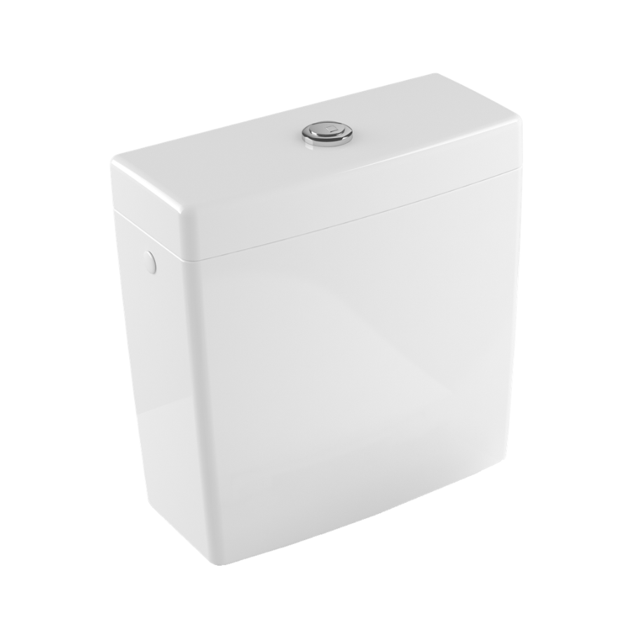 Villeroy & Boch O.novo Cistern, bottom water inlet, White Alpin 5758R101