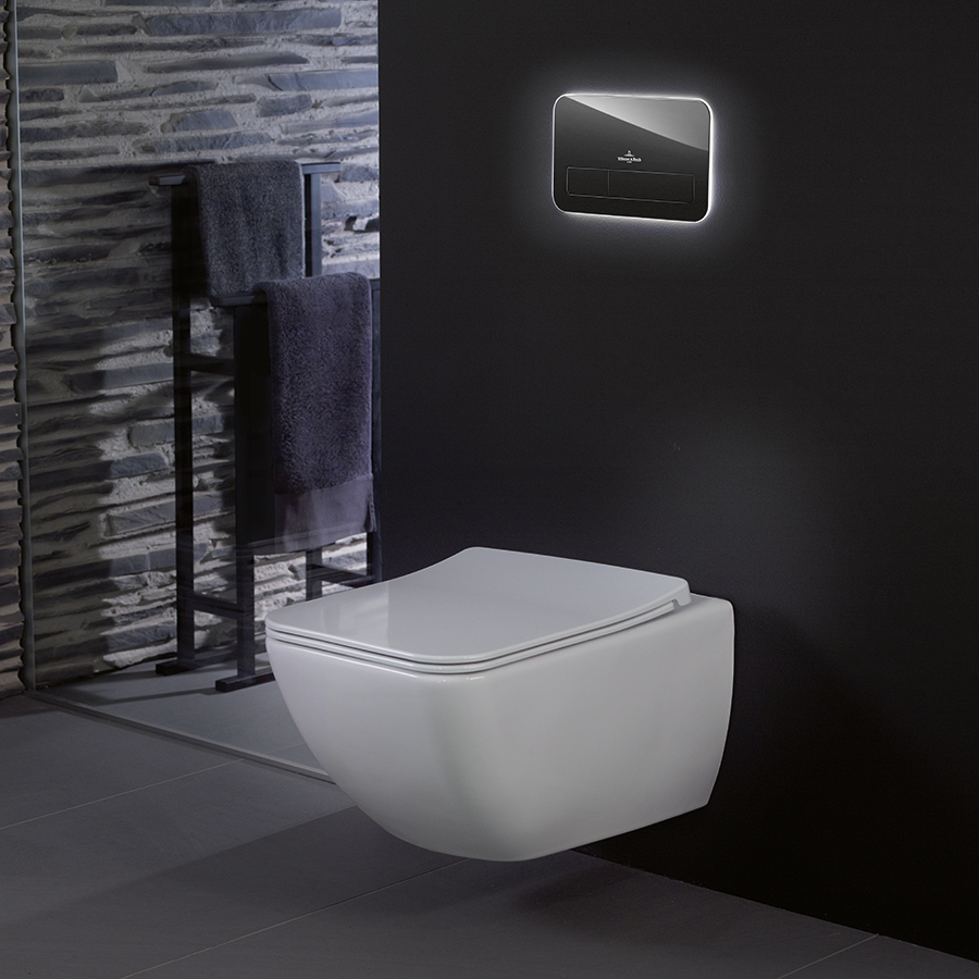 Bệ ngồi và nắp bồn cầu Villeroy & Boch Venticello 9M80S101