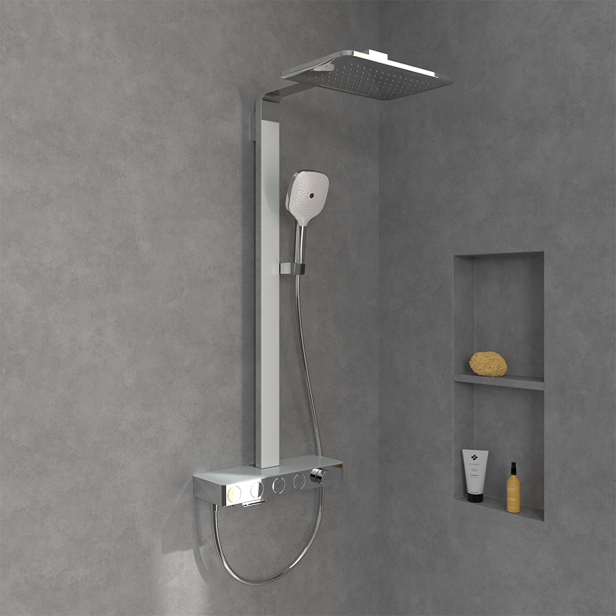 Bộ sen cây gắn tường Villeroy & Boch Infinity Showers TVS11000500061