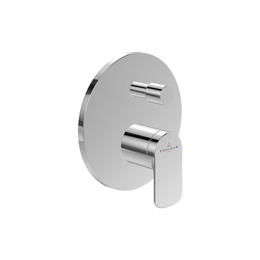 Villeroy & Boch O.Novo Concealed Single-Lever Bath / Shower Mixer , Chrome TVS10435300061